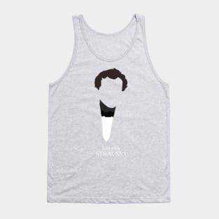 Johann Strauss I - Minimalist Portrait Tank Top